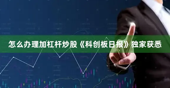 怎么办理加杠杆炒股《科创板日报》独家获悉